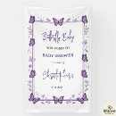 Search for purple baby shower banners Baby girl