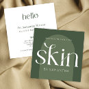 Search for skincare business cards Minimalist