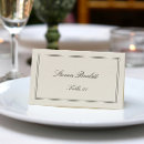 Search for ivory place cards Calligraphy script