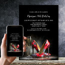 Search for red stiletto invitations Champagne