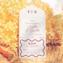 Search for colors wedding invitations Retro