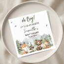 Search for the adventure begins napkins Woodland