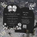 Search for skulls invitations Black roses