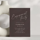 Search for brown bride invitations Elegant