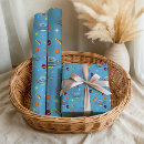 Search for space wrapping paper Blue