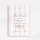 Search for striped baby shower invitations Minimalist