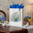 Search for peacock gift bags Blue