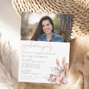 Search for boho graduation invitations Pampas grass