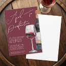 Search for wine bottle birthday invitations Aged to perfection