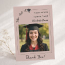 Search for college graduation thank you cards Modern simple minimalist