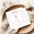 Search for vintage rabbit napkins Pink bow