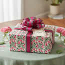 Search for pink and white stripes wrapping paper Roses
