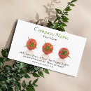 Search for tomatoes business cards Farmer