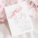Search for bow baby girl shower invitations It's a girl