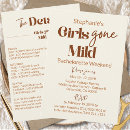 Search for slumber hens party invitations Bride