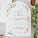 Search for simple wildflower wedding invitations Whimsical wildflowers