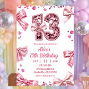 Search for girls 13th birthday invitations Teen girl