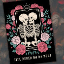 Search for tarot lovers invitations Skeleton