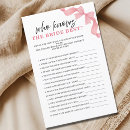 Search for who knows the bride best Bow