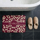 Search for burgundy bath mats Nature