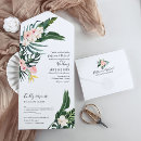 Search for elegant tropical wedding invitations Hawaii