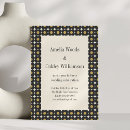 Search for mid century wedding invitations Geometric