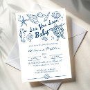 Search for seashell baby shower invitations Beach