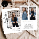 Search for 3 photo graduation invitations Classic