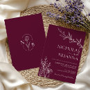 Search for cream burgundy wedding invitations Modern elegant