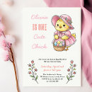 Search for baby chick birthday invitations Easter egg hunt