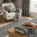 Search for modern black white geometrical pattern fabric For her
