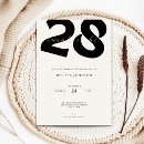 Search for 28th birthday invitations Stylish