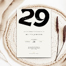 Search for 29th birthday invitations Elegant