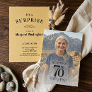 Search for surprise 70th birthday invitations Sophisticated