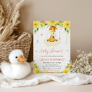 Search for yellow giraffe invitations Gender neutral