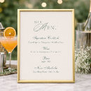 Search for cocktail wedding menus Minimalist