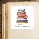 Search for lover bookplates Stack of books