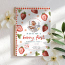 Search for strawberries birthday invitations Berry birthday party