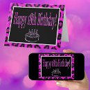 Search for leopard print birthday cards Black