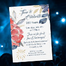 Search for reunion friends invitations Red white and blue