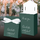 Search for emerald wedding favour boxes Script