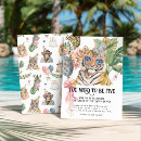 Search for tiger birthday invitations Wild one birthday
