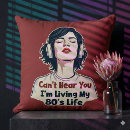 Search for 80s retro cushions Music lover
