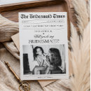 Search for retro bridesmaid cards Newspaper