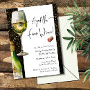 Search for fine wine invitations Aged to perfection