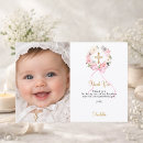Search for baptism thank you cards Gold cross
