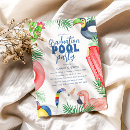 Search for pool graduation invitations Summer grad celebration