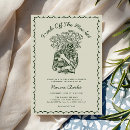 Search for fresh off the market bridal shower invitations Sage green