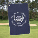 Search for logo golf towels Navy blue