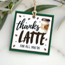 Search for teacher appreciation favour tags Thanks a latte